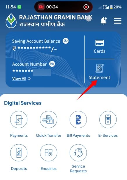 Rajasthan Gramin Bank Statement Kaise Nikale