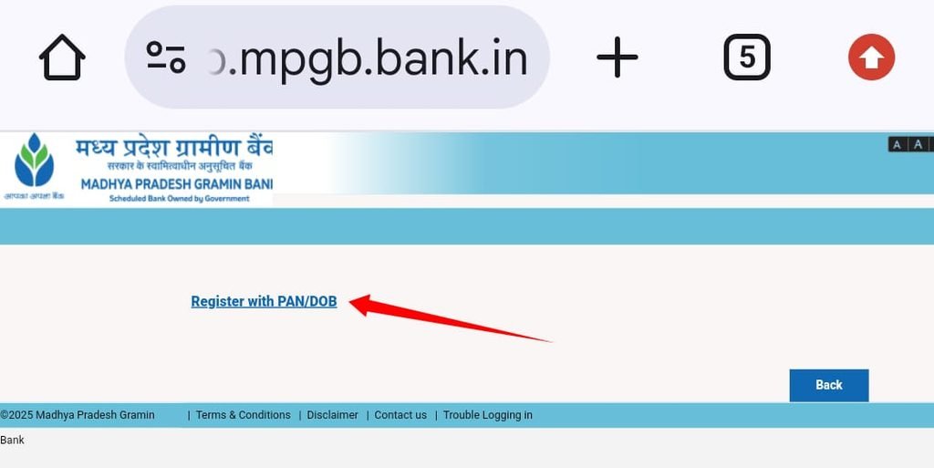 Madhya Pradesh Gramin Bank Internet Banking Registration Process 